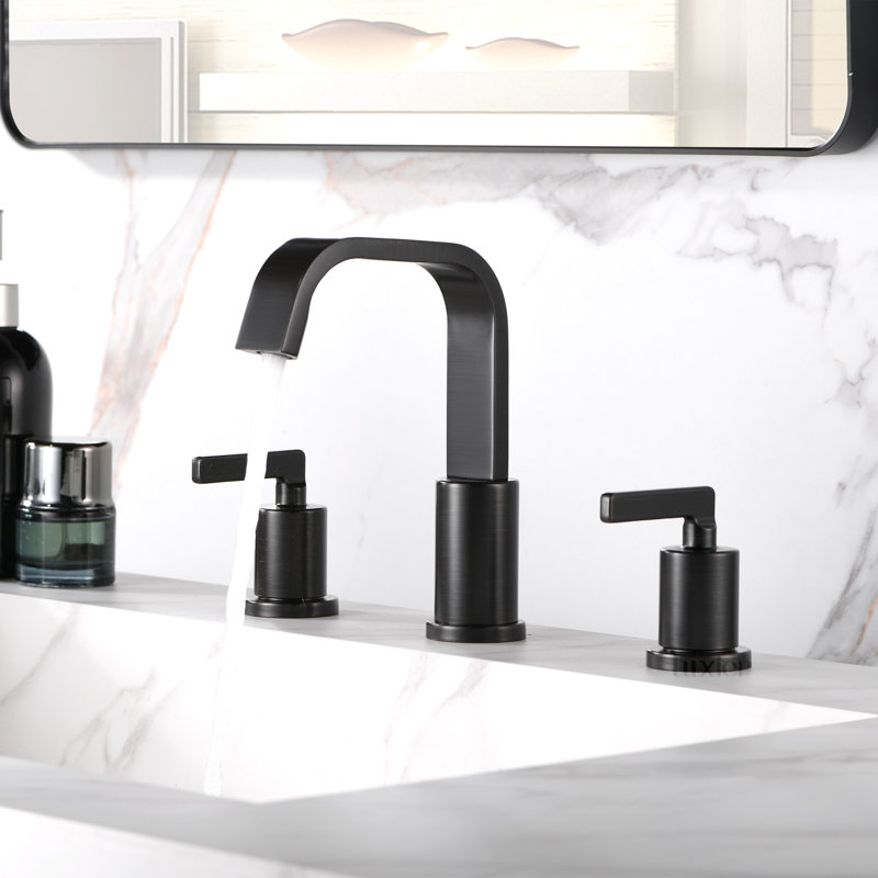 Luxier Widespread Bathroom Faucet with Drain Assembly & Reviews Wayfair